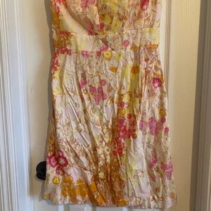 J. Crew Cream Cotton Dress